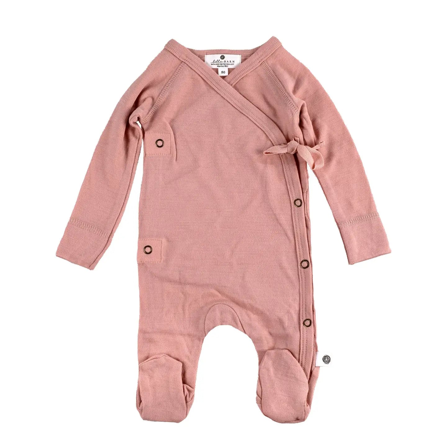Lille Barn kruippakje Merinowol Misty Rose 62