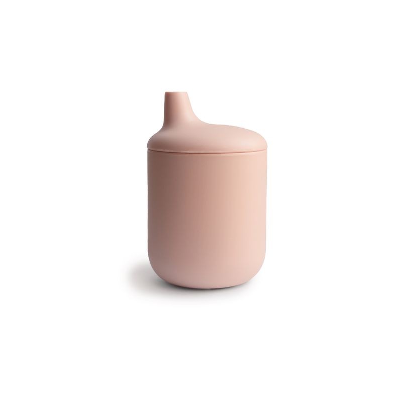 Mushie Silicone Sippy Cup Blush