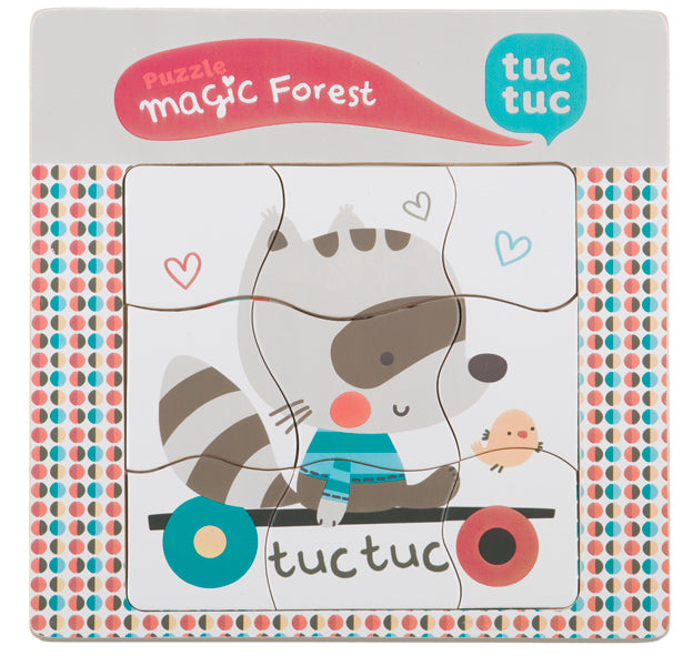Tuctuc puzzel 4 laags 3+