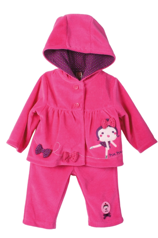 tuctuc joggingpak cocoua velours roze 62