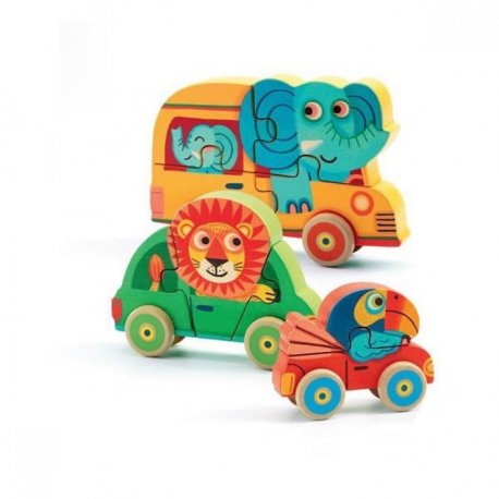 djeco puzzel bois pachy en amp co 18 mnd