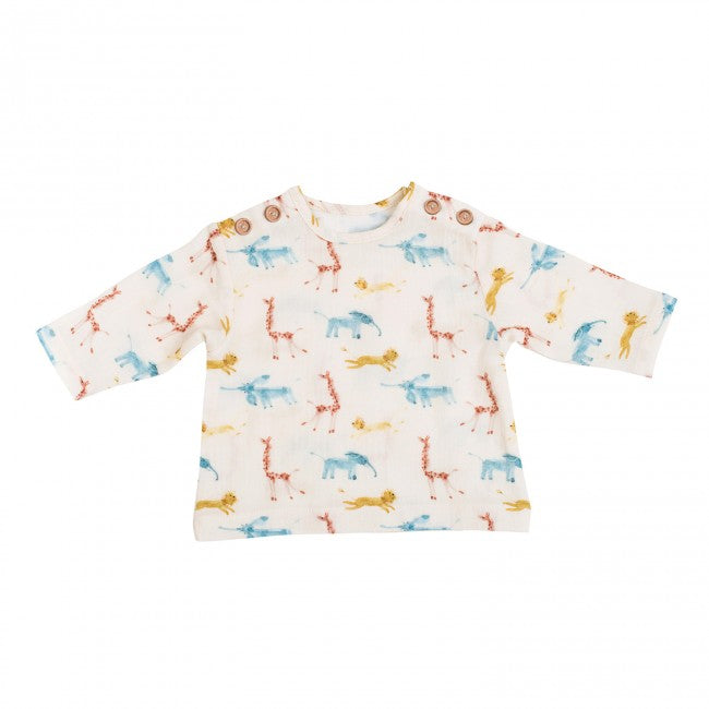 Moulinroty shirt boubou sous mon baobab 9836 Maat 36 Maanden 98 Cm