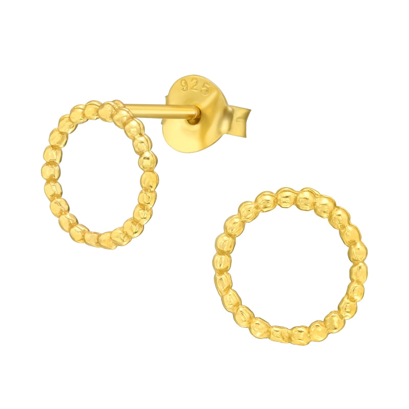 PJ oorbellen ronde goud of zilver