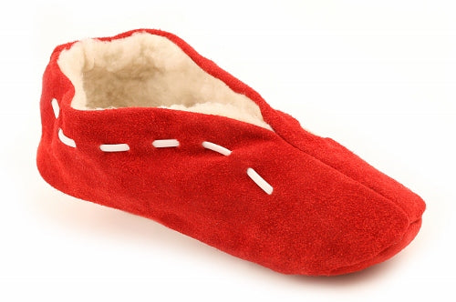 spaanse sloffen rood suede Maat 21