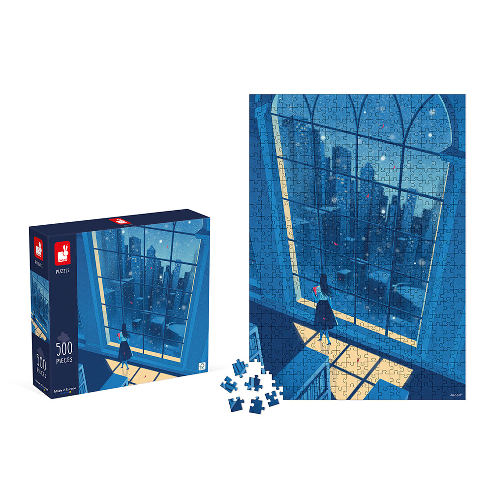 Janod Kidult Puzzel De blauwe nacht 500 stukjes 7+