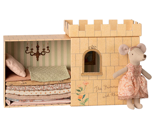 Maileg prinses op de erwt speelhuis en muisje grote zus 3+