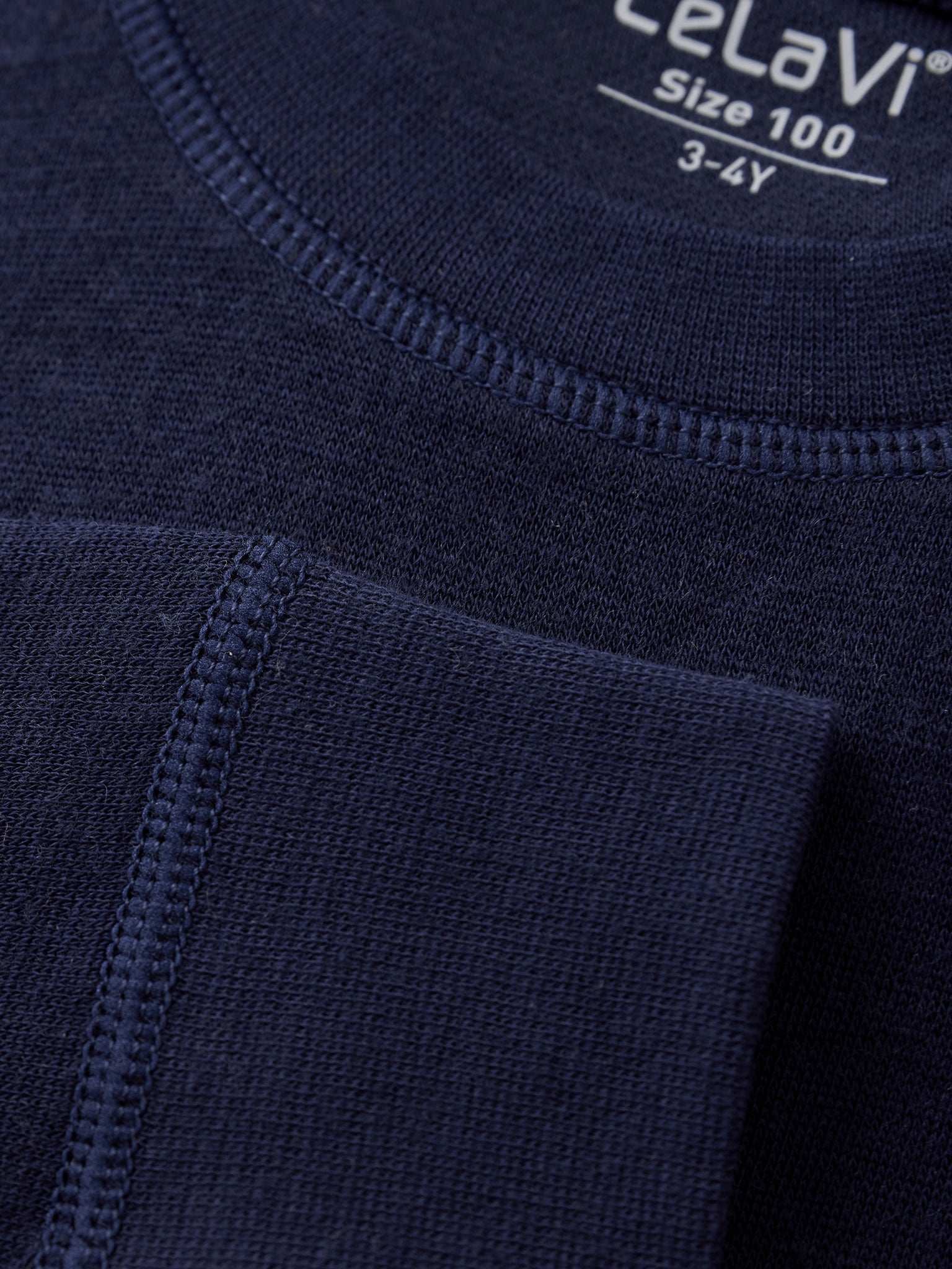 CeLaVi T-shirt LM wol blauw