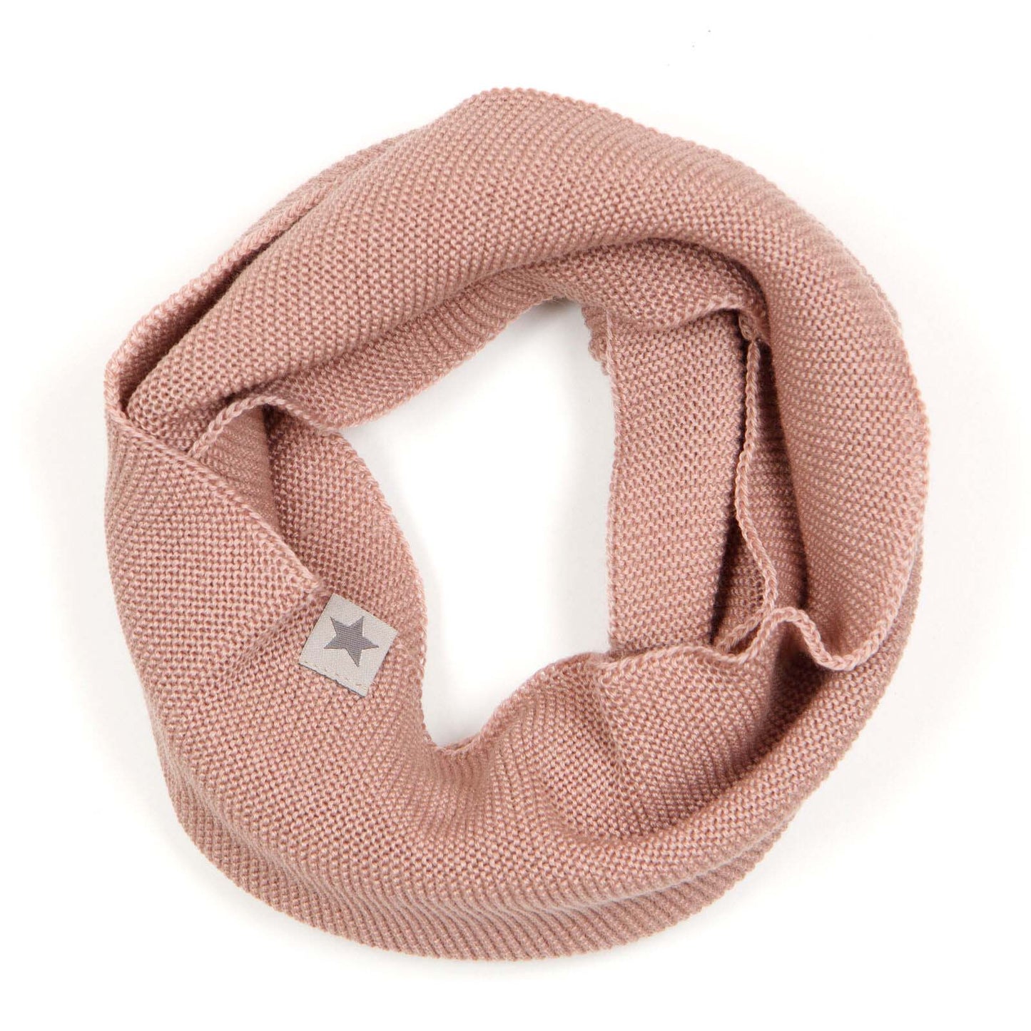 HUTTEliHUT kolsjaal Snood Wol Gebreid in roze of groen Roze