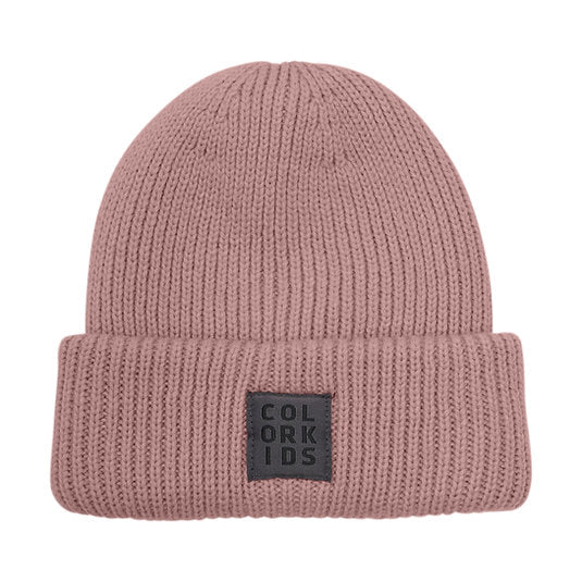 Color Kids muts beanie wol blauw of roze 4200 Woodrose 52