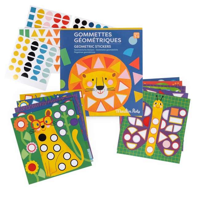 Moulin Roty Geometrische stickers Les Toupitis 3+