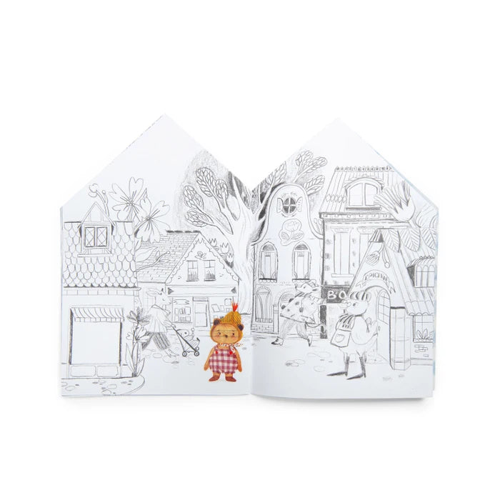 Moulin roty kleurboek ma maisonnette au 3+