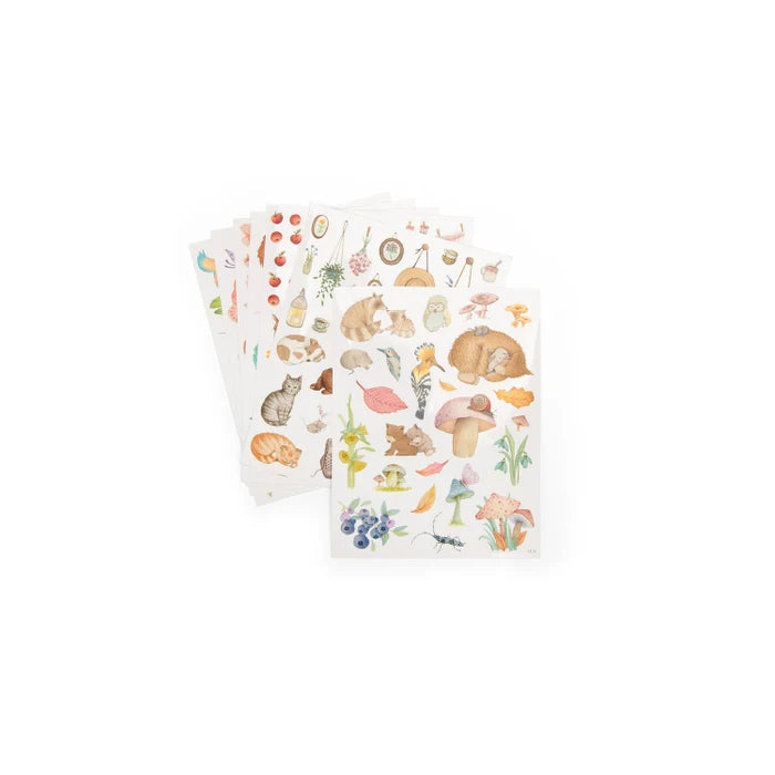 Moulin roty kleur en sticker boek les Rosalies 3+