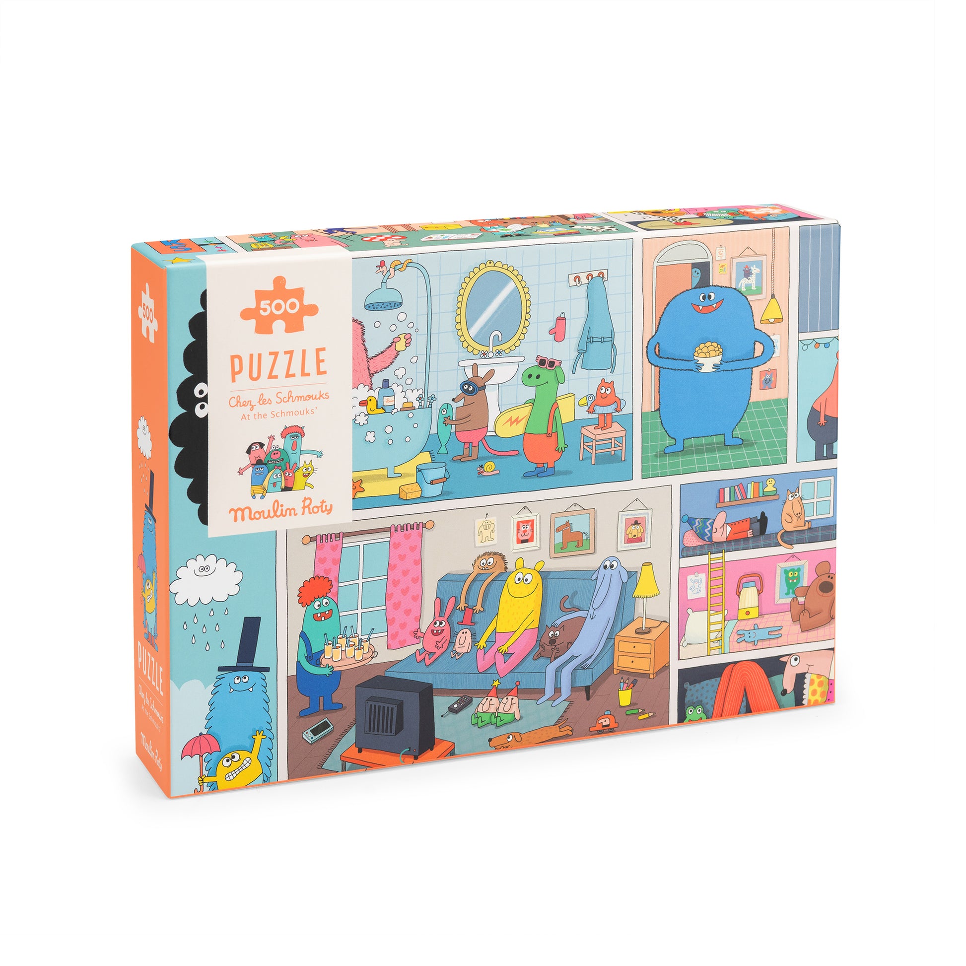 Moulin Roty puzzel van de Schmouks (500 stukjes) 8+