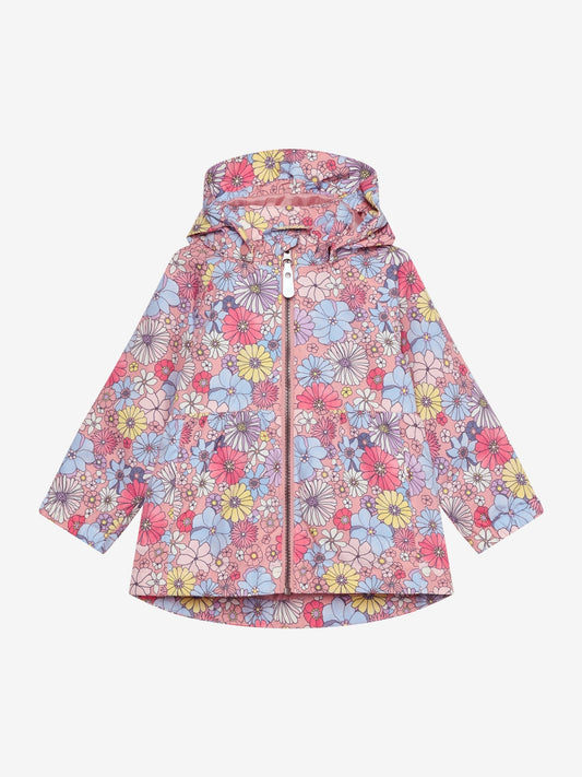 Color Kids babyjasje met all-over bloem print Bruidsroze 92