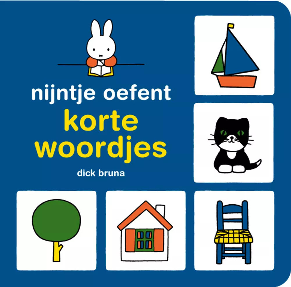 Mercis kartonboek Nijntje oefent korte woordjes 2+