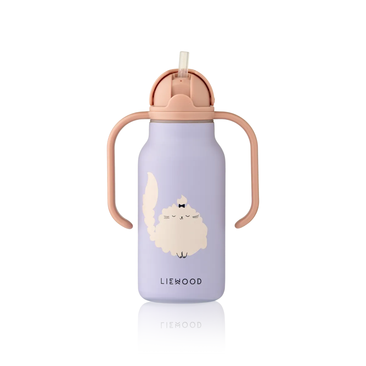 Liewood Kimmie Waterfles 250 ml cat warm lilac 3+