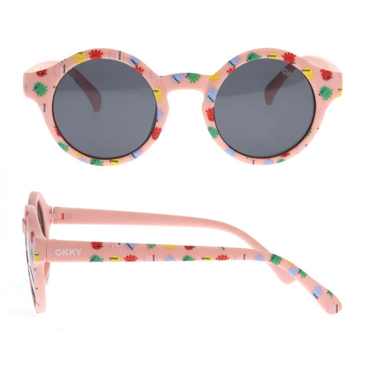 Okky peuter zonnebril 1,5 tot 3 jaar Maris pink print