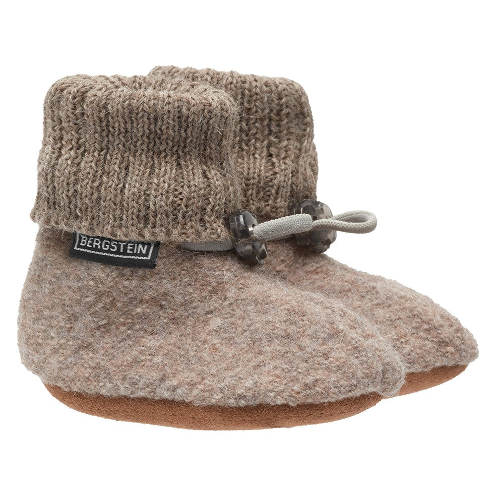 Bergstein sloffen scheerwol Cozy baby div. kleuren Beige Maat 20 21