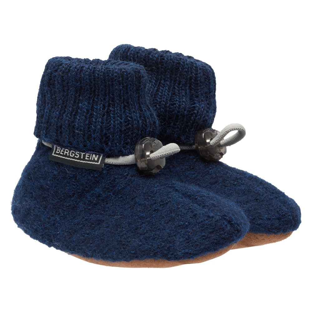 Bergstein sloffen scheerwol Cozy baby div. kleuren Blauw Maat 20 21