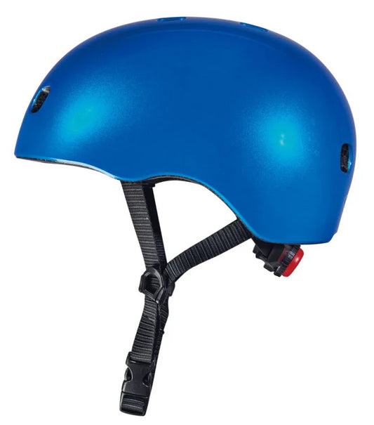 Micro helm Deluxe Blauw metallic