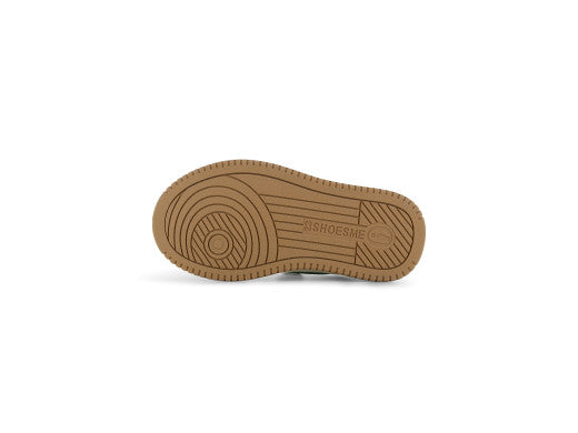 Shoesme witte sneaker met groene details 28