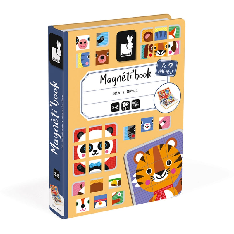 Janod Magnetibook - Mix en amp Match 3+