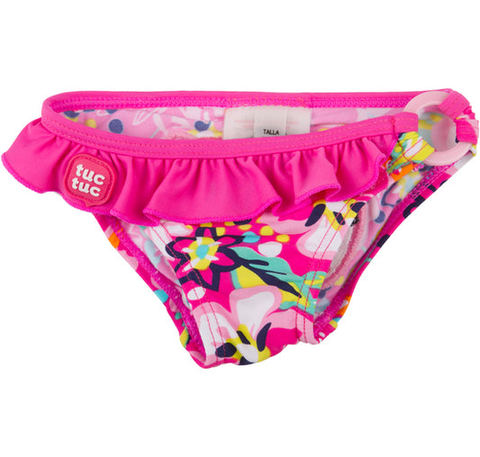 tuctuc bikinibroekje retro flowers 71 Maat 71