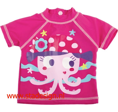 Tuctuc zwemshirt lycra inktvis Maat 92