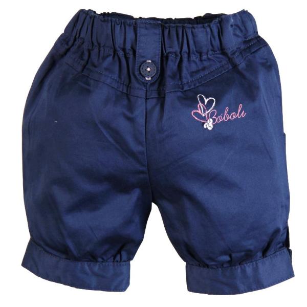 Boboli bermuda satijn navy maat 68