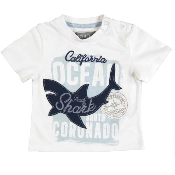 Boboli t-shirt haai 74 Maat 74