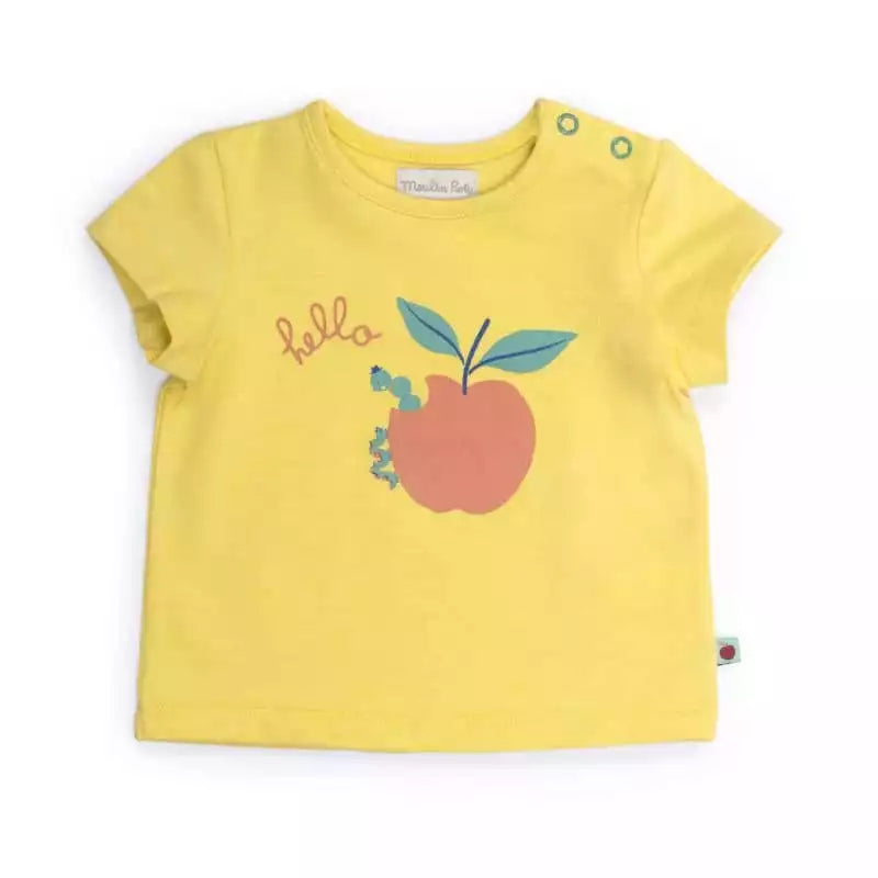 Moulinroty t-shirt fourmi pomme des bois 12/24 mnd 18 maanden