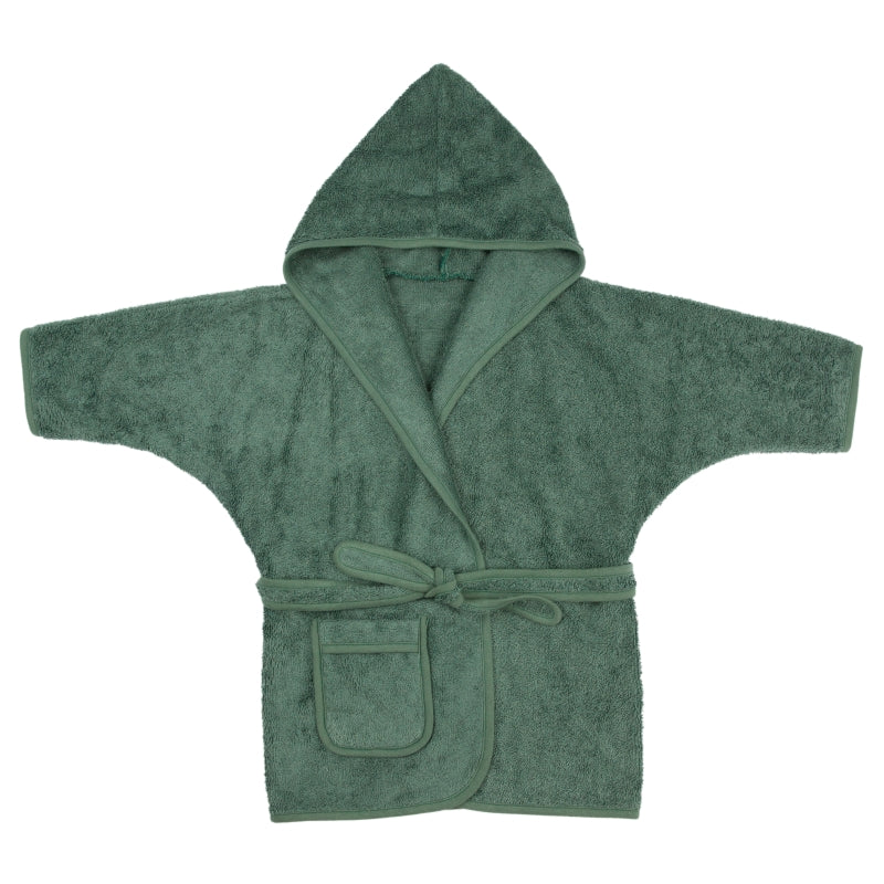 Timboo badjas okergeel 8-10 jaar Aspen green