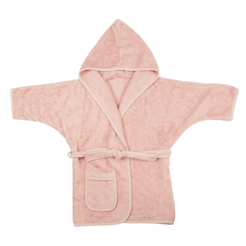 Timboo badjas okergeel 8-10 jaar Mist roze