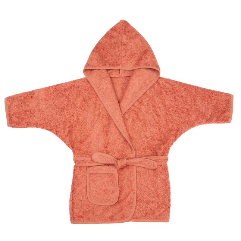 Timboo badjas okergeel 8-10 jaar Apricot blush