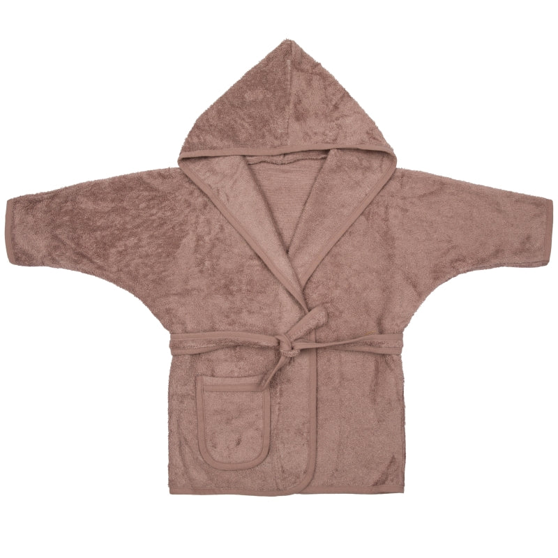 Timboo badjas okergeel 8-10 jaar Mellow mauve