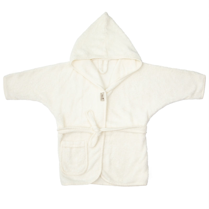 Timboo badjas okergeel 8-10 jaar Daisy white