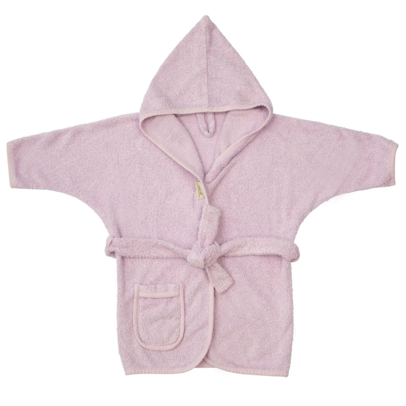 Timboo badjas okergeel 8-10 jaar Silky lilac