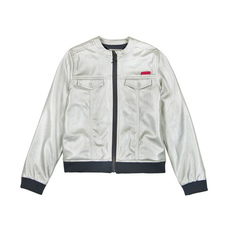 Boboli jack silver gray kunst leder 128