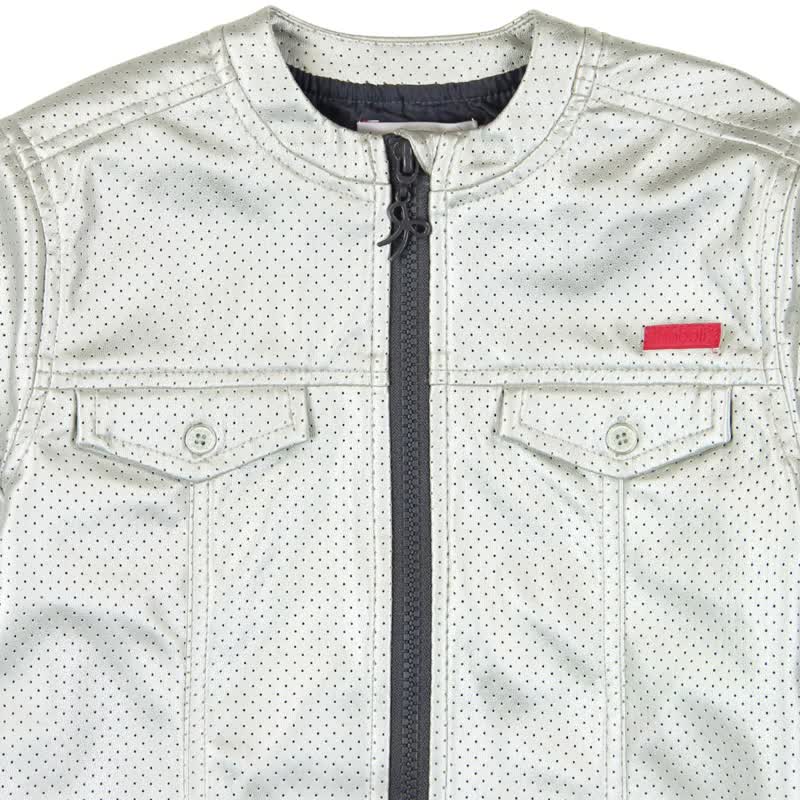 Boboli jack silver gray kunst leder 128