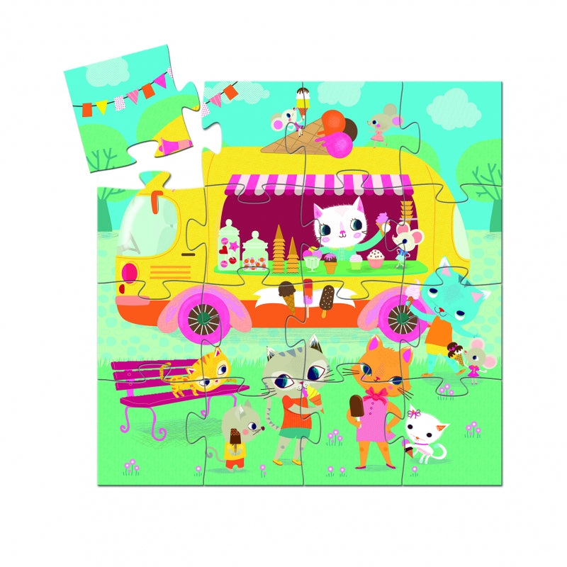 djeco puzzel Le glacier +3