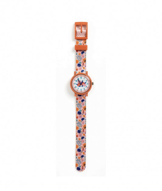 djeco horloge bloemen