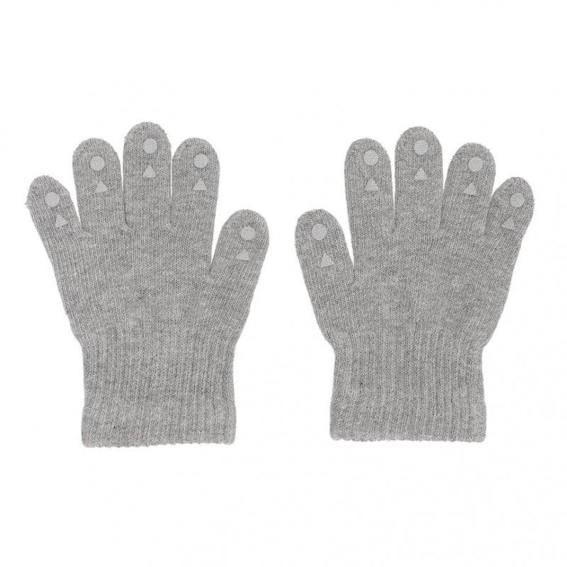gobabygo antisliphandschoenen grijs melee 1-2 Jaar