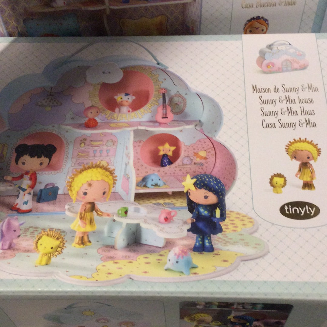 Djeco poppenhuiskoffer sunny en mia 4+