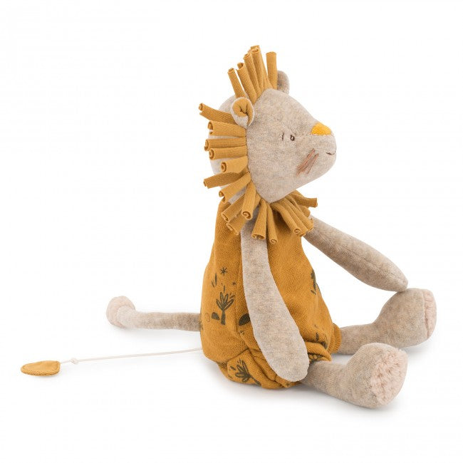 Moulin Roty muziekdoosje knuffel leeuw baobab 0+
