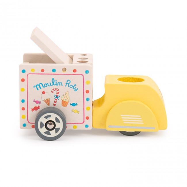 Moulin Roty speelgoed ijscowagen la grande famille 3+