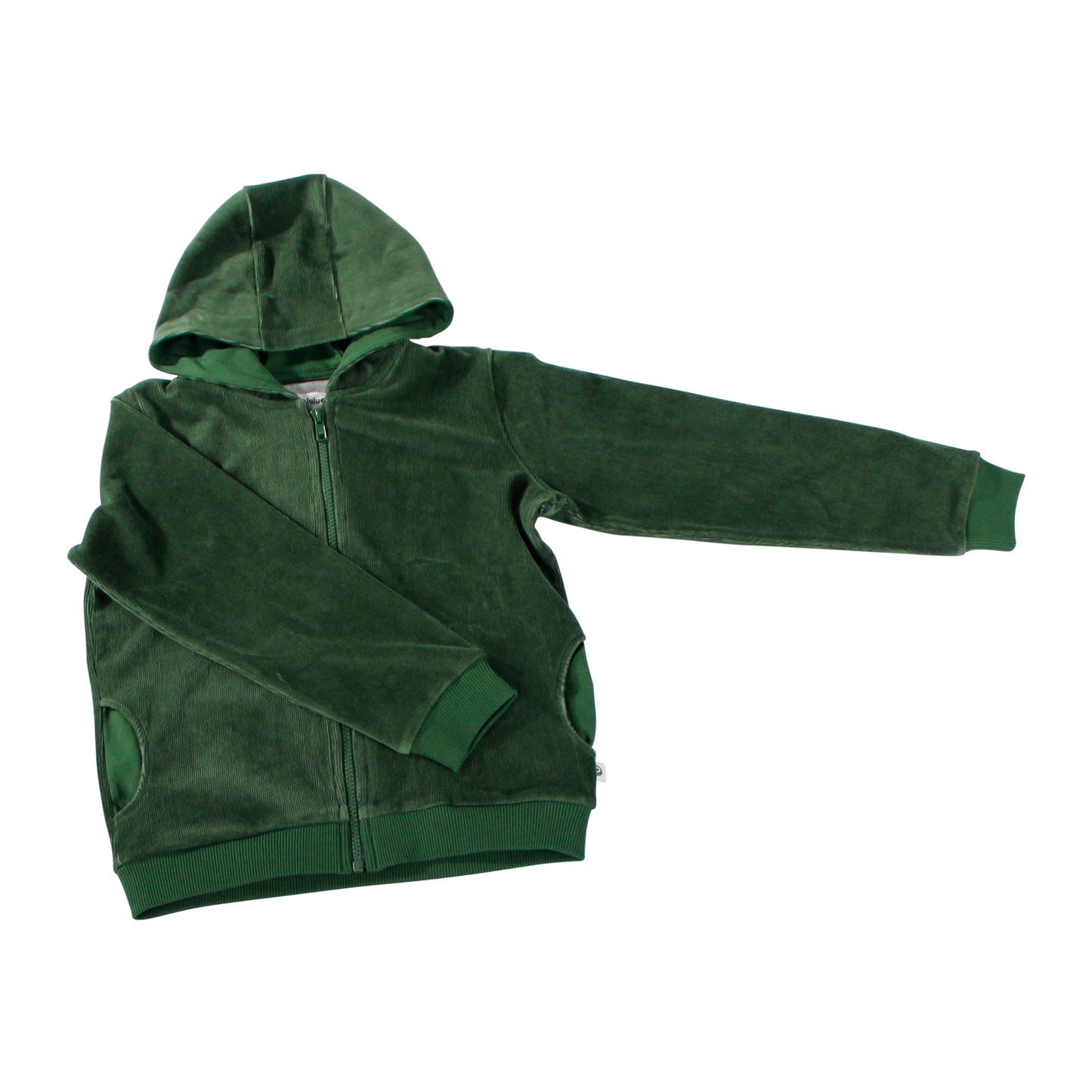 Onnolulu hoodie Lars corduroy groen 30's velvet 98/104 110 116