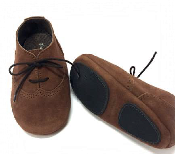 schoes le petit babyslofjes met zool pino moss Maat 23